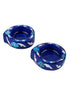 Blue Pottery T-Light Holder Set Of 2 Pcs.